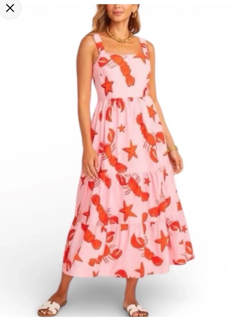 J. Crew Factory Lobster Dress